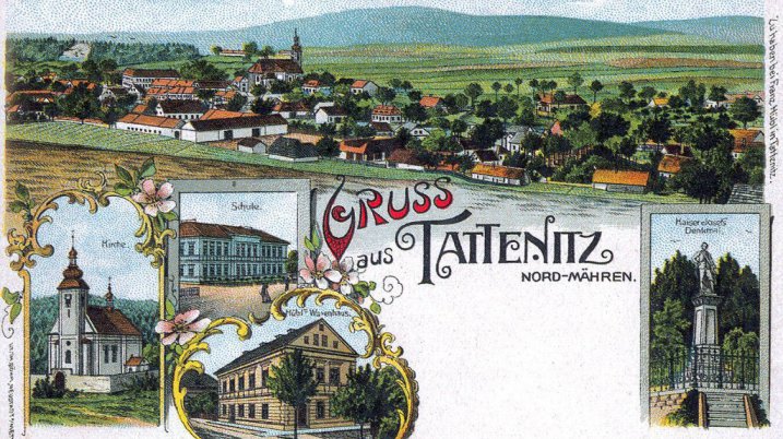 Historické pohlednice a fotografie obce Tatenice - Tattenitz