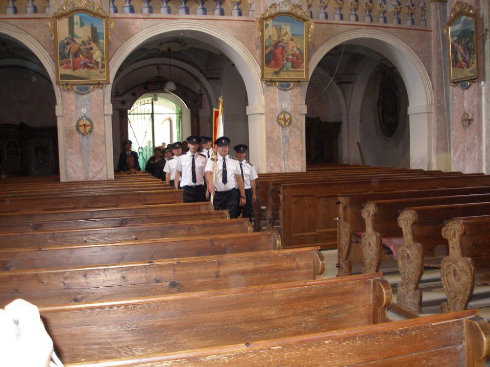 Svěcení hasičského praporu a auta - květen 2009