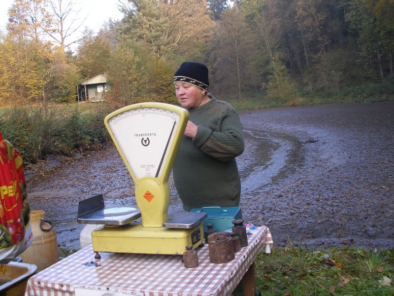 Výlov rybníka - 23. října 2010