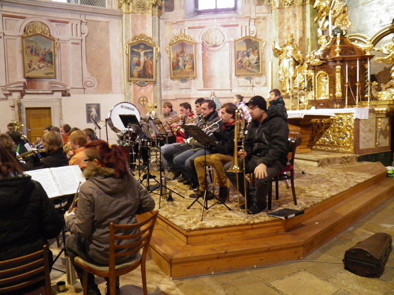 Adventní koncert Dechového orchestru ZUŠ Zábřeh - 7. prosince 2013
