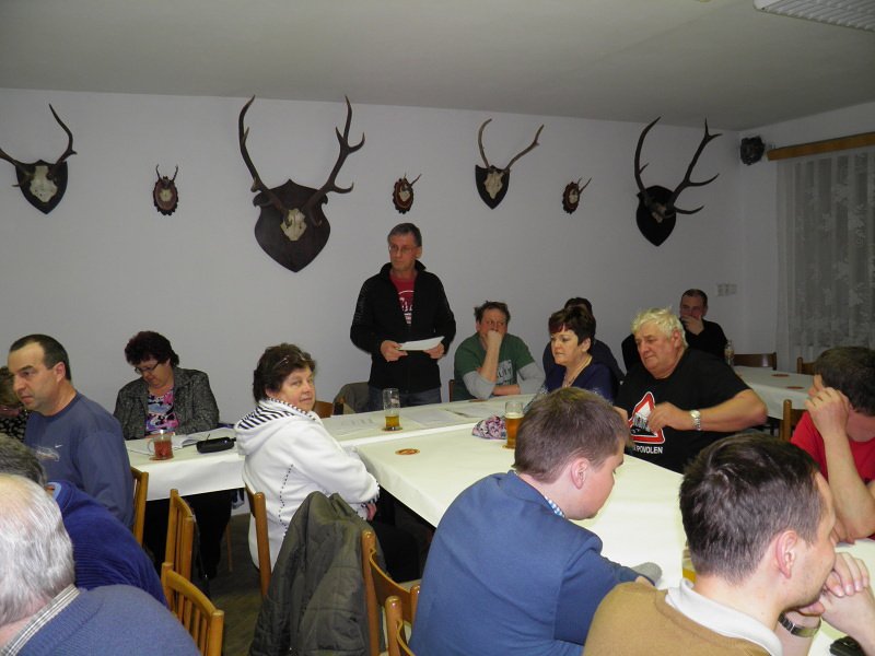 Výroční schůze TJ Sokol - 13. března 2015