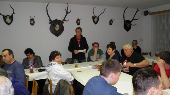Výroční schůze TJ Sokol - 13. března 2015